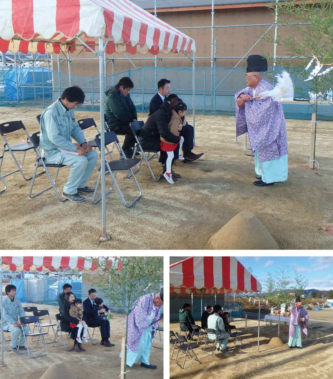 地鎮祭の様子1